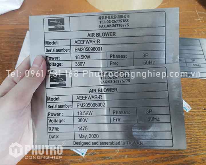 Dịch vụ gia công thẻ tagname inox, thẻ ký hiệu cáp inox, thẻ treo ký hiệu cáp điện ngầm bằng